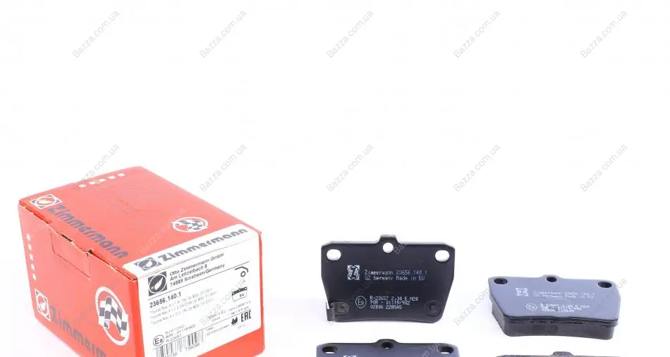Тормозные колодки otto zimmermann gmbh 236561401