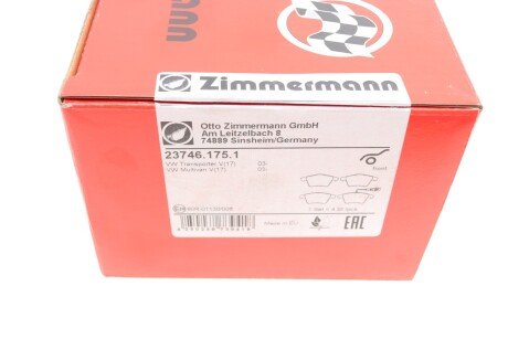 Тормозні (гальмівні) колодки otto Zimmermann GmbH 237461751