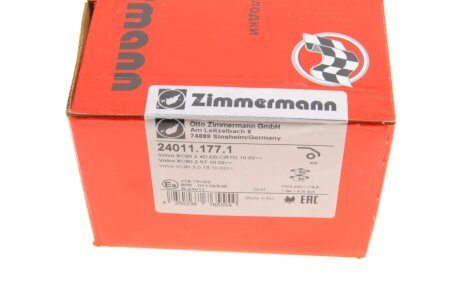 Тормозные колодки otto Zimmermann GmbH 240111771