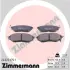 Тормозні (гальмівні) колодки Otto Zimmermann GmbH 242221751 (фото 5)