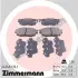 Тормозні (гальмівні) колодки Otto Zimmermann GmbH 242461701 (фото 1)