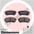 Тормозні (гальмівні) колодки Otto Zimmermann GmbH 243201551 (фото 1)