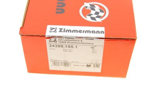Тормозные колодки otto Zimmermann GmbH 243991951