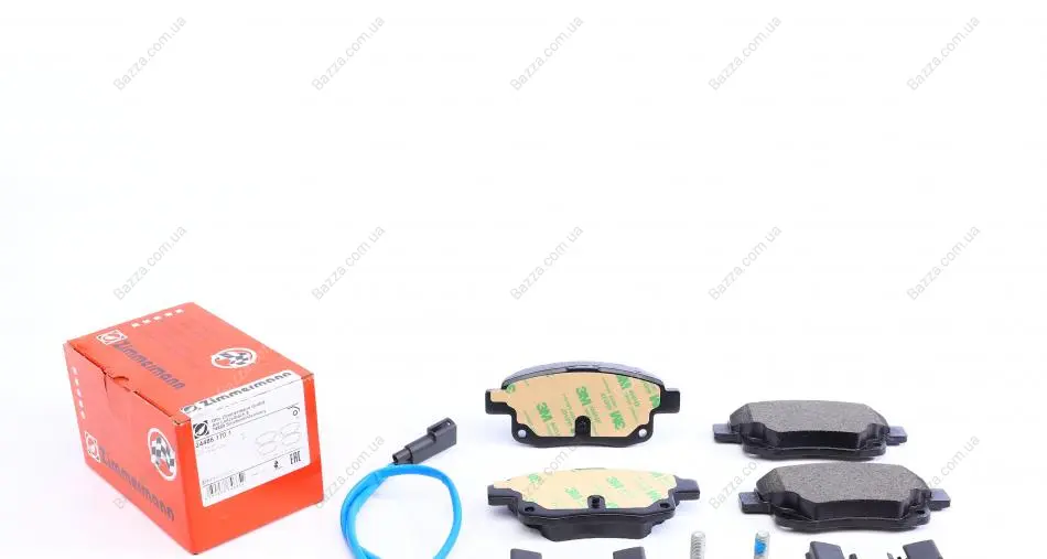 Тормозні (гальмівні) колодки Otto Zimmermann GmbH 244861701 (фото 1)