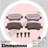 Тормозные колодки otto zimmermann gmbh 244969701