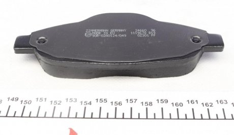 Передні тормозні (гальмівні) колодки otto Zimmermann GmbH 246601802