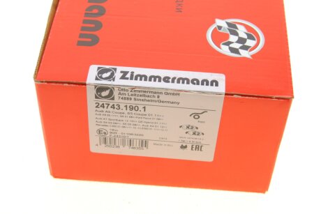 Тормозні (гальмівні) колодки otto Zimmermann GmbH 247431901