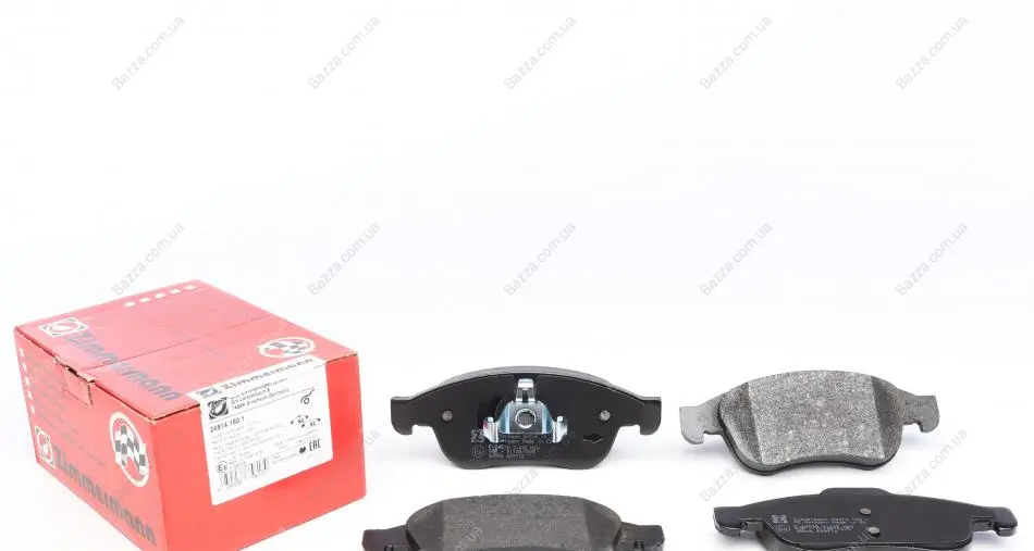 Тормозні (гальмівні) колодки Otto Zimmermann GmbH 249141801 (фото 1)