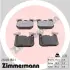 Тормозные колодки otto zimmermann gmbh 25028.180.1