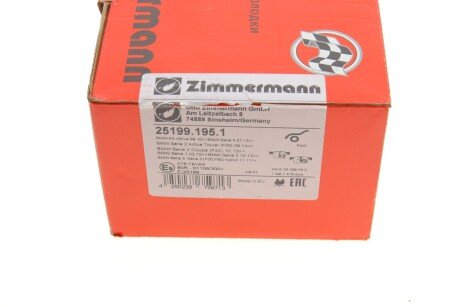 Тормозные колодки otto Zimmermann GmbH 251991951