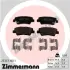Тормозні (гальмівні) колодки Otto Zimmermann GmbH 25337.160.1 (фото 1)