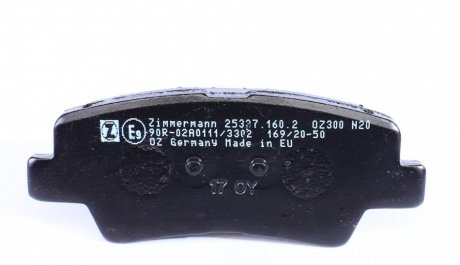 Тормозні (гальмівні) колодки otto Zimmermann GmbH 25337.160.2