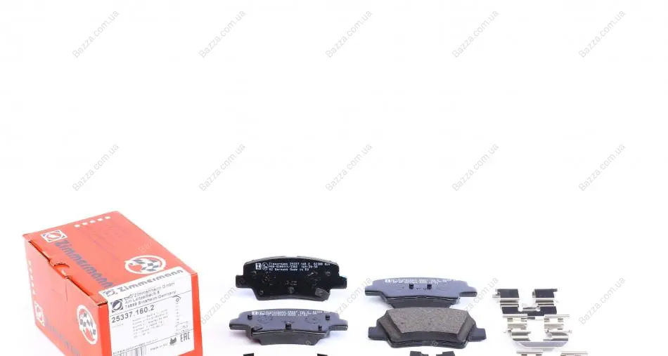 Тормозні (гальмівні) колодки Otto Zimmermann GmbH 253371602 (фото 1)