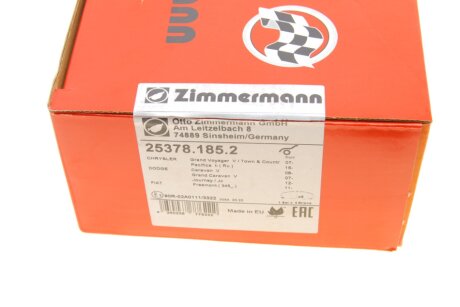 Тормозные колодки otto Zimmermann GmbH 253781852