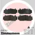 Тормозные колодки otto zimmermann gmbh 253801901