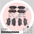 Тормозные колодки otto zimmermann gmbh 256921802