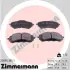 Тормозні (гальмівні) колодки Otto Zimmermann GmbH 25895.185.1 (фото 1)