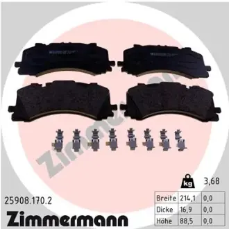 Тормозные колодки otto zimmermann gmbh 25908.170.2