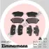 Тормозні (гальмівні) колодки Otto Zimmermann GmbH 259651551 (фото 4)