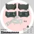 Тормозні (гальмівні) колодки Otto Zimmermann GmbH 261961601 (фото 1)