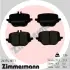 Тормозные колодки otto zimmermann gmbh 263741651