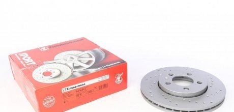 Вентилируемый тормозной диск otto Zimmermann GmbH 100.1233.52