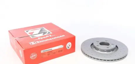 Вентильований гальмівний диск Otto Zimmermann GmbH 100124252