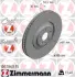 Вентилируемый тормозной диск otto zimmermann gmbh 100.3363.75