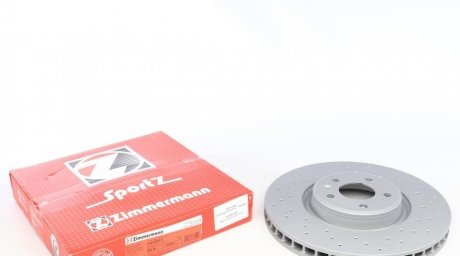 Вентильований гальмівний диск otto Zimmermann GmbH 100.3373.52