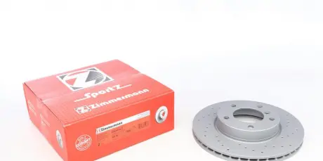 Вентильований гальмівний диск otto zimmermann gmbh 150126952 Бмв Е46
