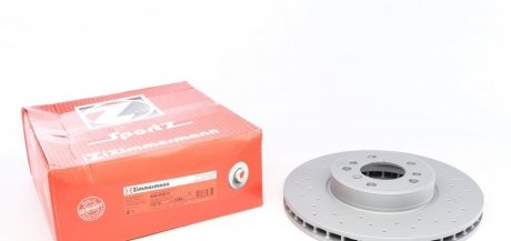 Вентильований гальмівний диск otto Zimmermann GmbH 150.1298.52