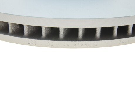 Вентильований гальмівний диск otto Zimmermann GmbH 150291732