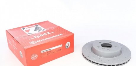 Вентильований гальмівний диск otto Zimmermann GmbH 150.3431.52