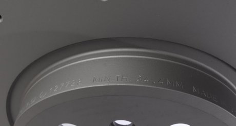 Вентильований гальмівний диск otto Zimmermann GmbH 150344952