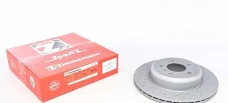 Вентильований гальмівний диск otto Zimmermann GmbH 150.3484.52