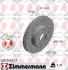 Вентилируемый тормозной диск otto zimmermann gmbh 400.3665.20