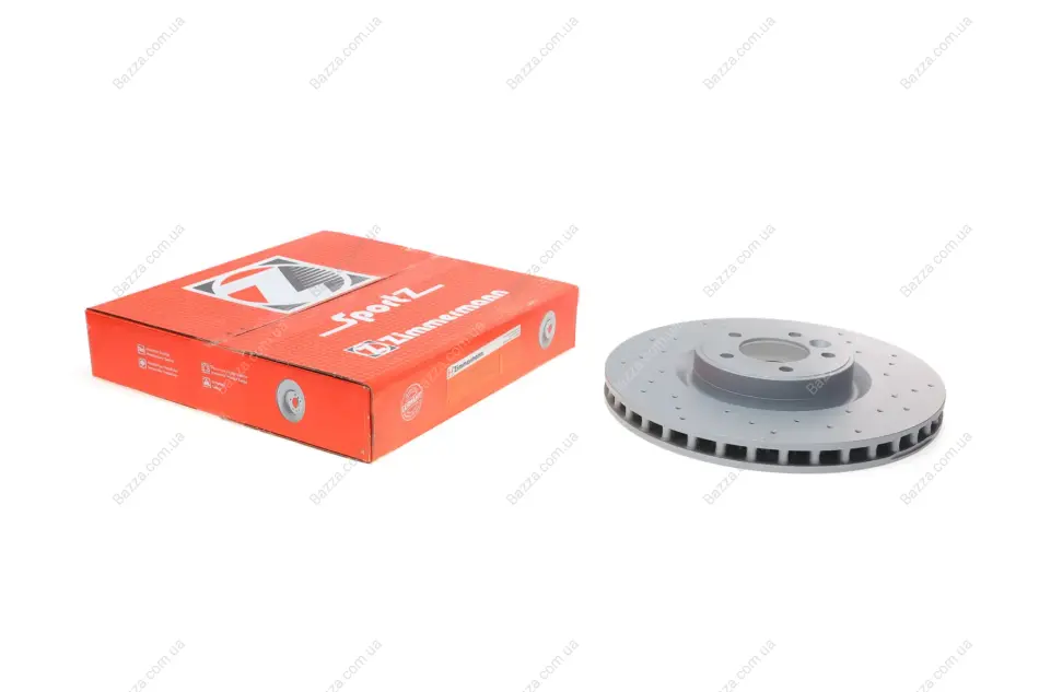 Вентилируемый тормозной диск otto zimmermann gmbh 450521252