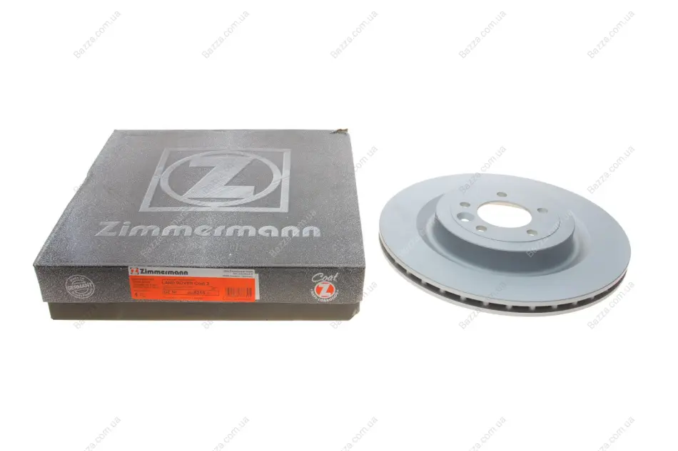 Вентилируемый тормозной диск otto zimmermann gmbh 450521620