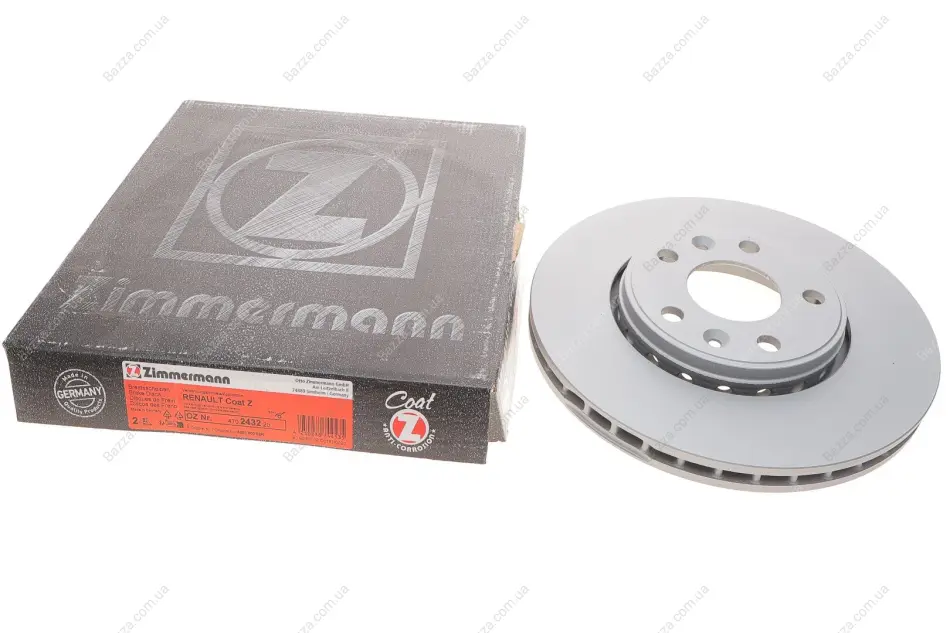 Вентилируемый тормозной диск otto zimmermann gmbh 470243220