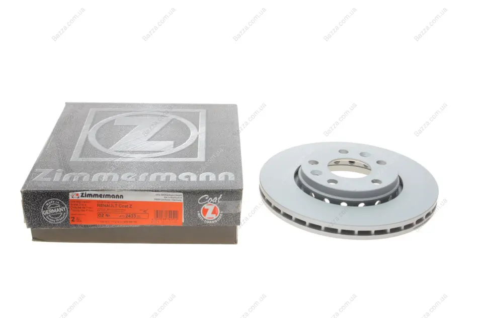 Вентилируемый тормозной диск otto zimmermann gmbh 470243320