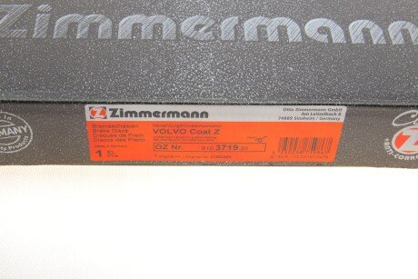 Вентилируемый тормозной диск otto Zimmermann GmbH 610371920