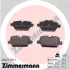 Задні тормозні (гальмівні) колодки Otto Zimmermann GmbH 236231701 (фото 5)