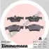 Задние тормозные колодки otto zimmermann gmbh 23924.180.1