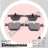 Задние тормозные колодки otto zimmermann gmbh 24458.170.1