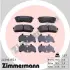 Задні тормозні (гальмівні) колодки Otto Zimmermann GmbH 24599.155.1 (фото 1)