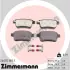 Задние тормозные колодки otto zimmermann gmbh 246921601