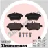 Задние тормозные колодки otto zimmermann gmbh 24848.185.1