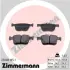 Задние тормозные колодки otto zimmermann gmbh 25008.165.1