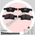 Задние тормозные колодки otto zimmermann gmbh 251961801