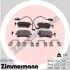 Задние тормозные колодки otto zimmermann gmbh 252141754